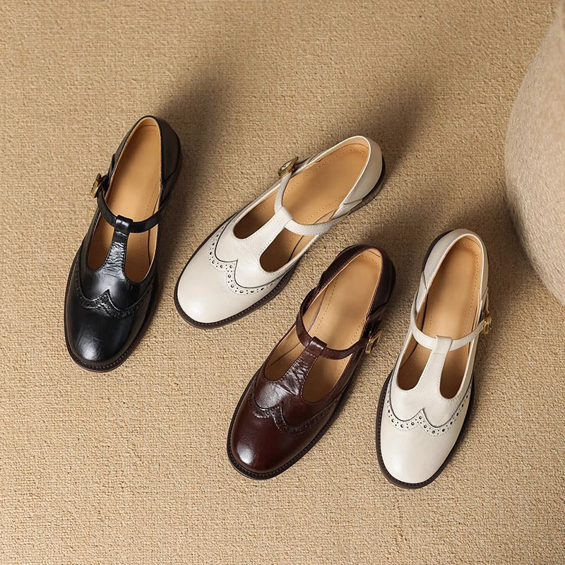 Maddalena | Zapatos Mary Jane con tira en T
