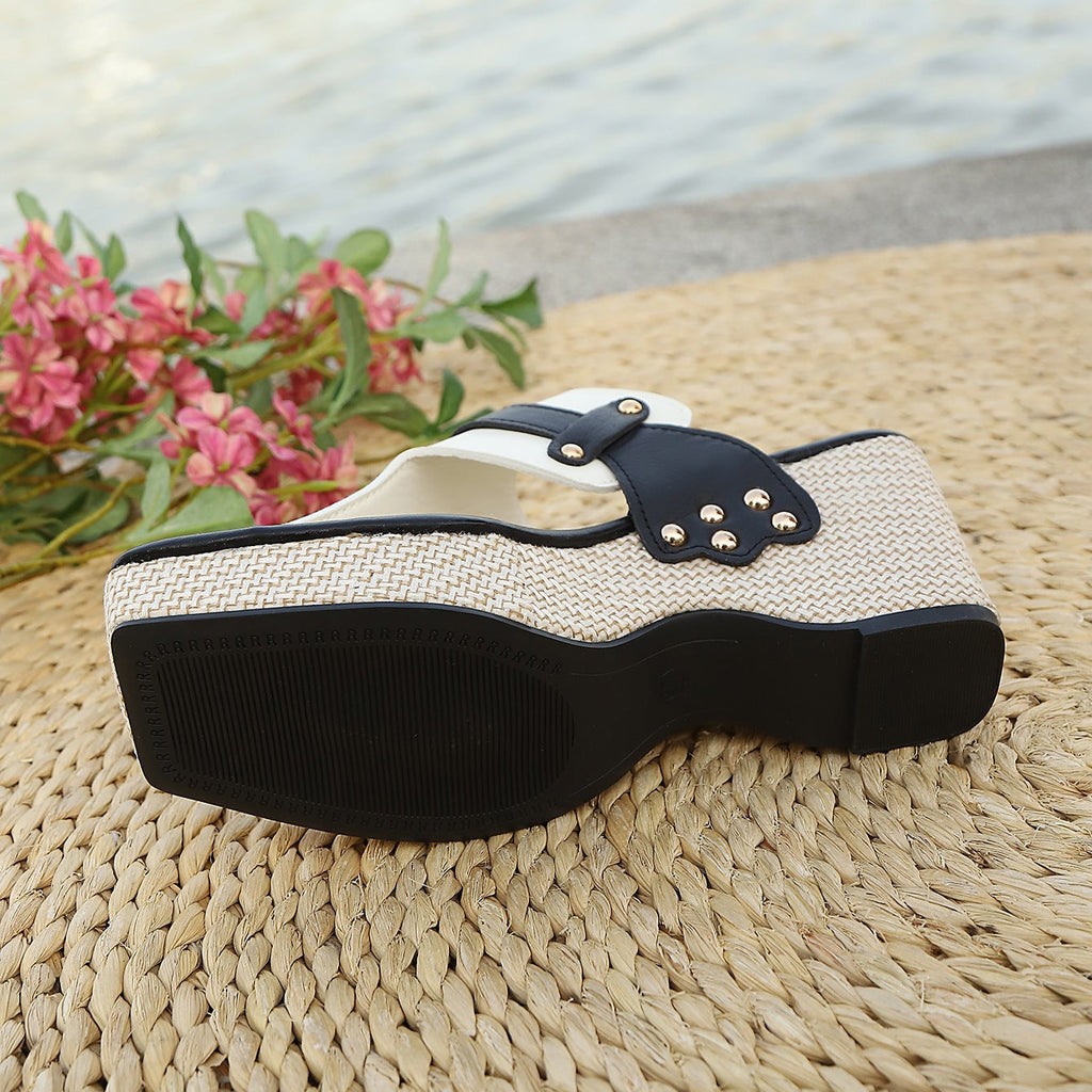 Soledad | Sandalias de plataforma con correa