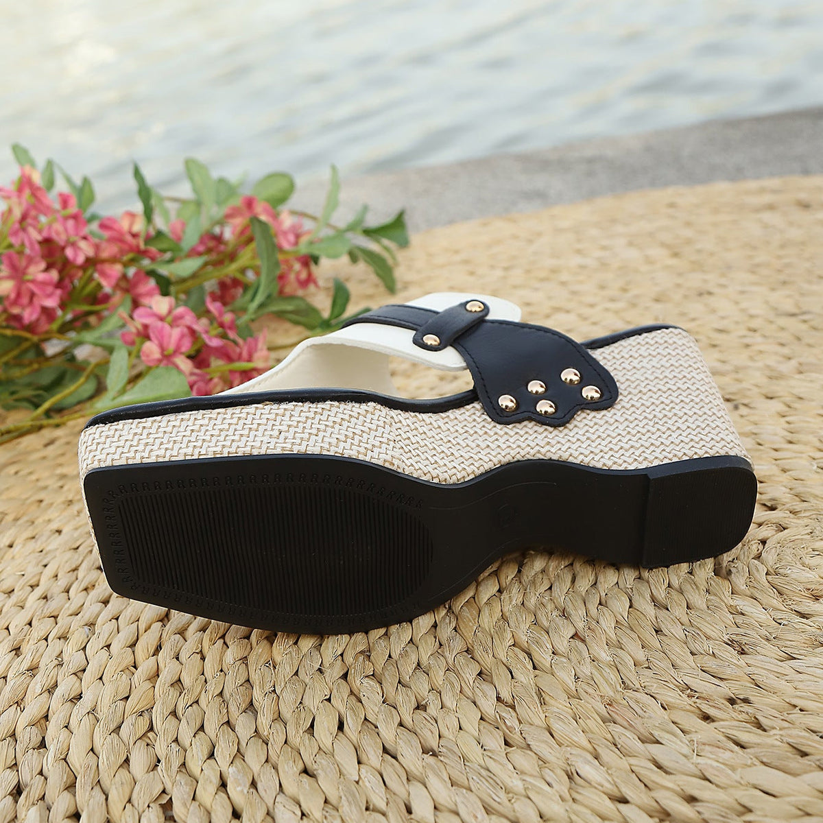 Soledad | Sandalias de plataforma con correa