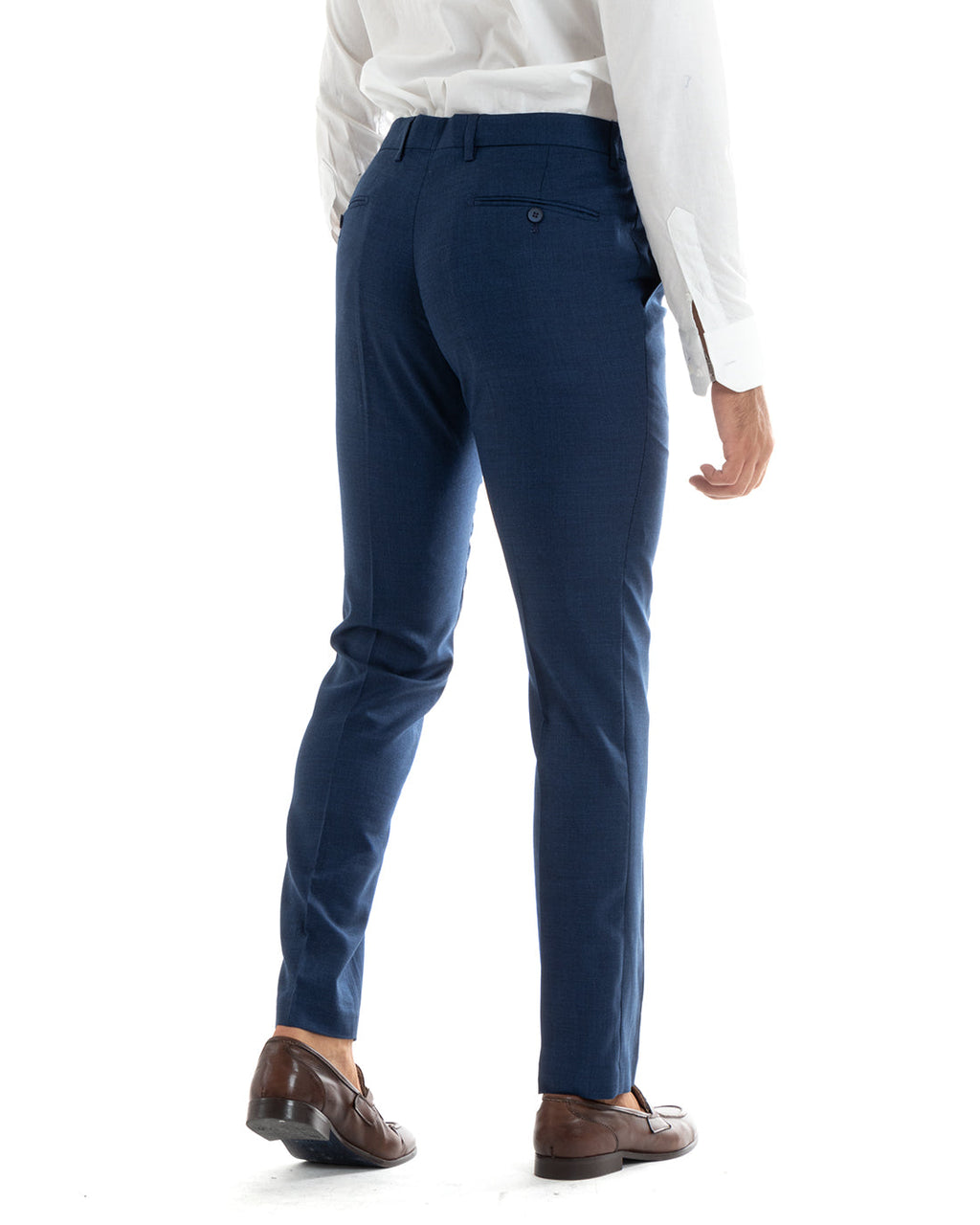 Bartolomé | Traje azul jaspeado de dos piezas para hombre