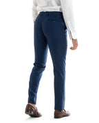 Bartolomé | Traje azul jaspeado de dos piezas para hombre