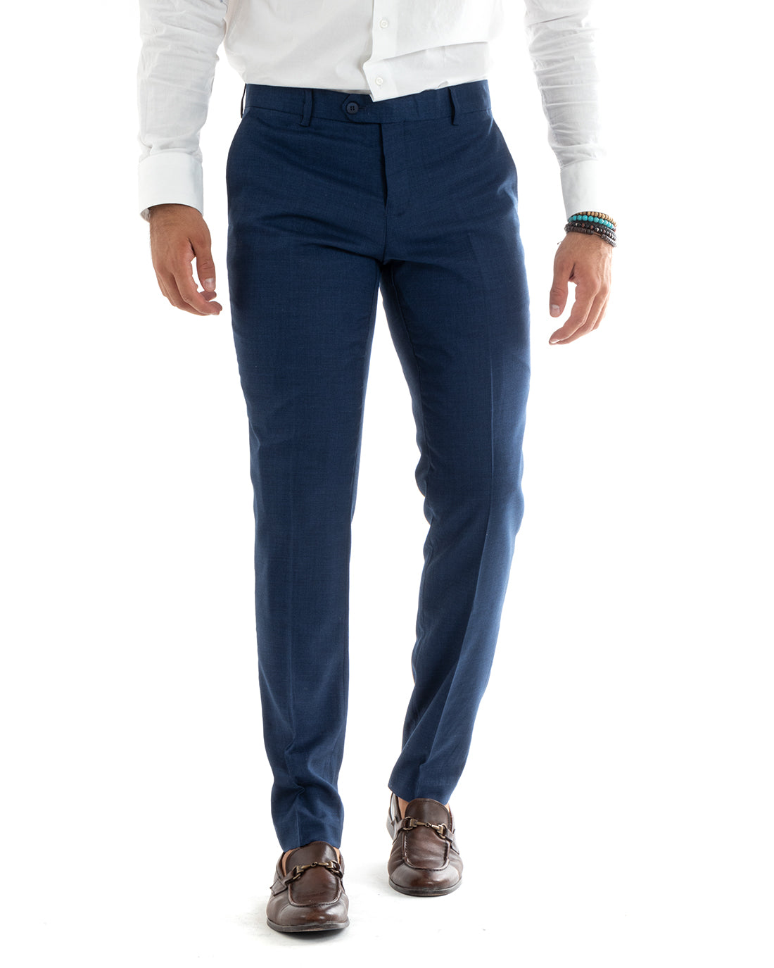 Bartolomé | Traje azul jaspeado de dos piezas para hombre