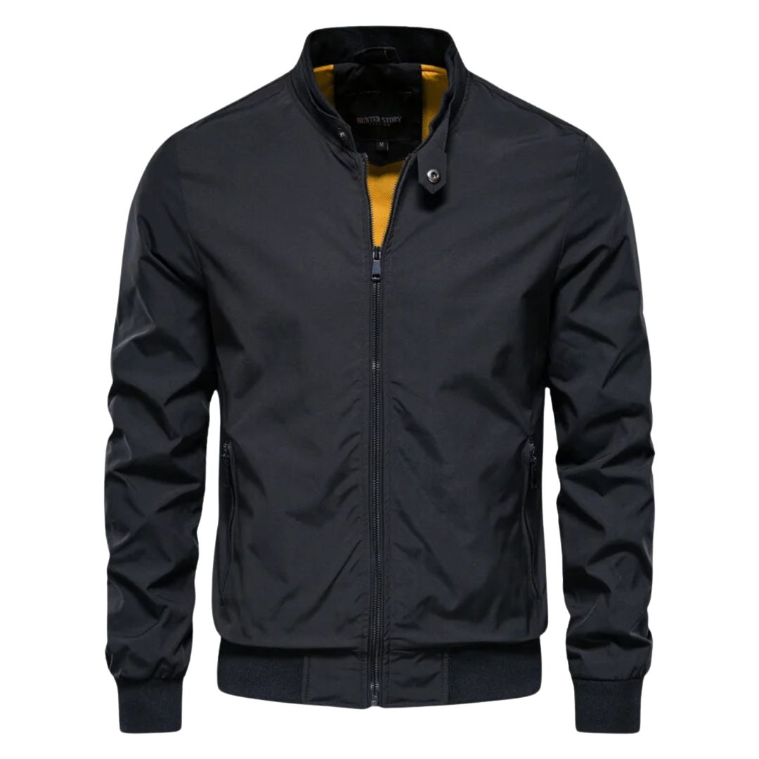 Chaqueta casual de hombre con cuello alto