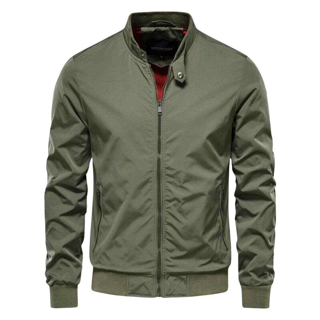 Chaqueta casual de hombre con cuello alto