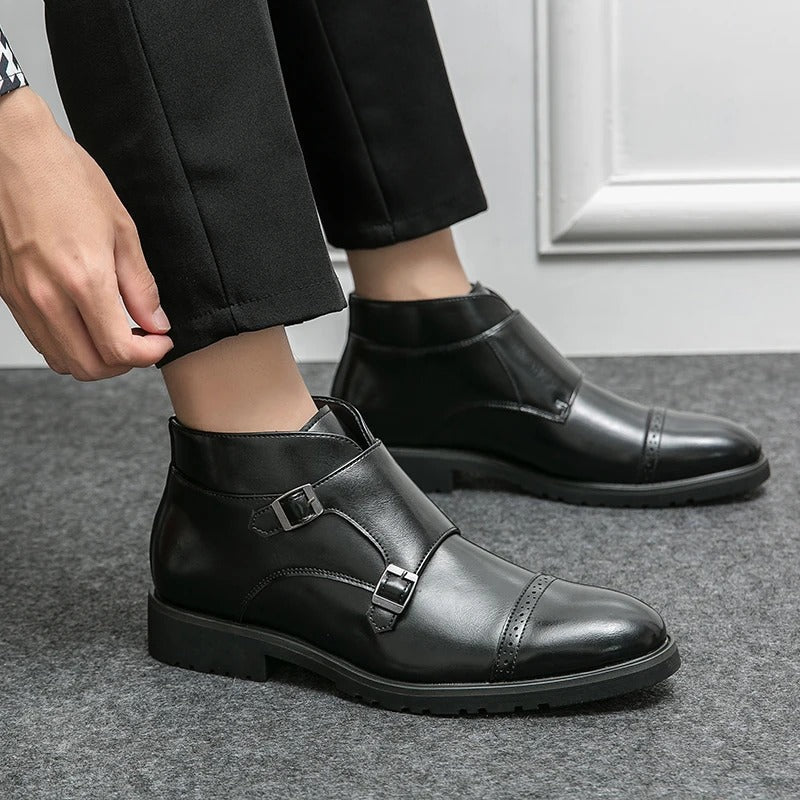 Botines doble monje de cuero sintético Parker™