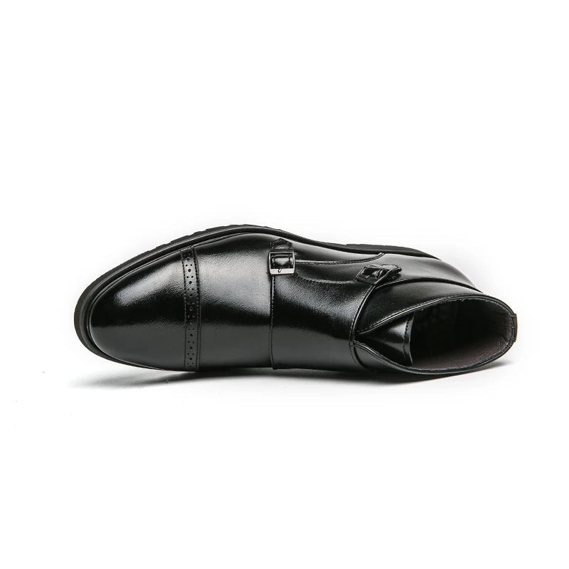 Botines doble monje de cuero sintético Parker™
