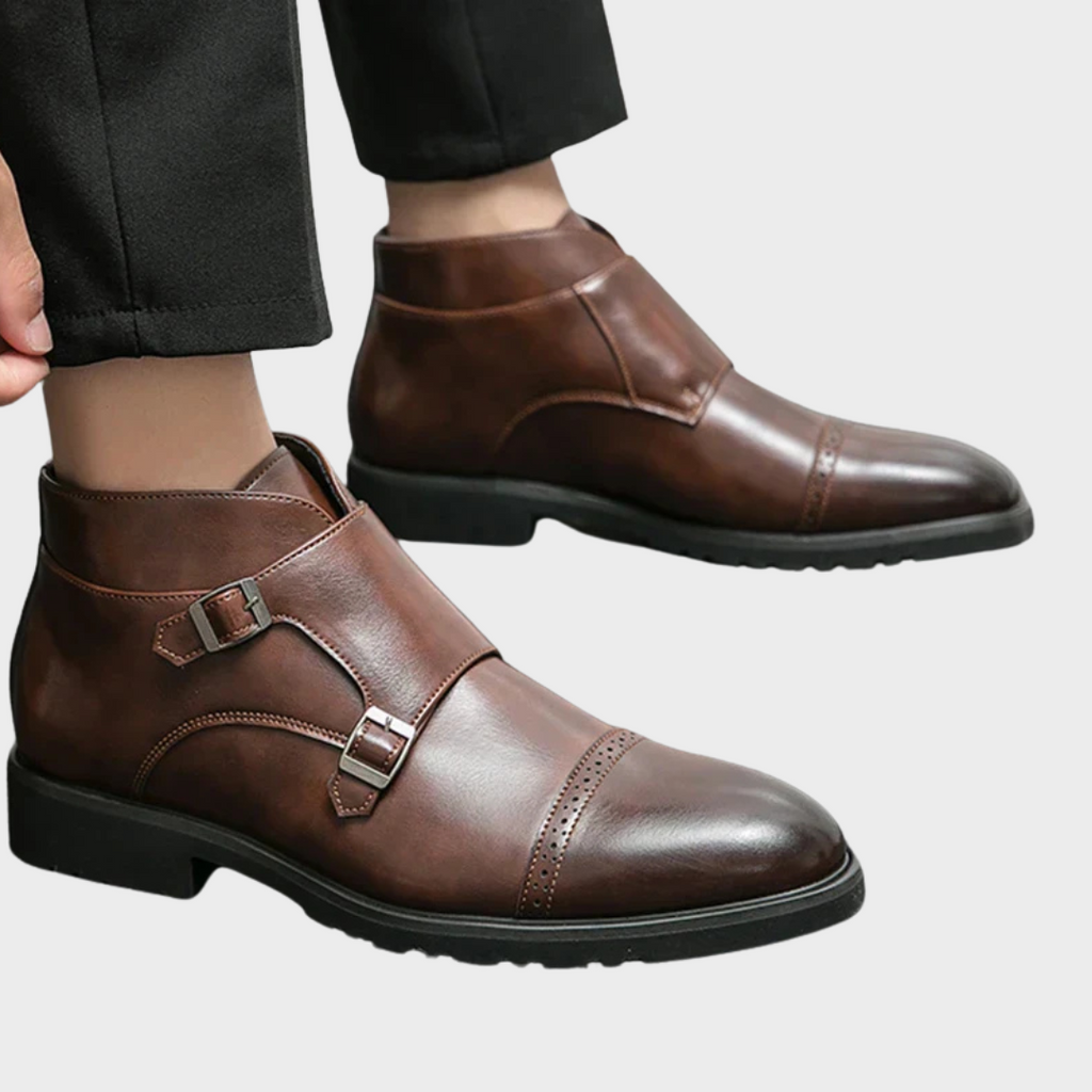 Botines doble monje de cuero sintético Parker™