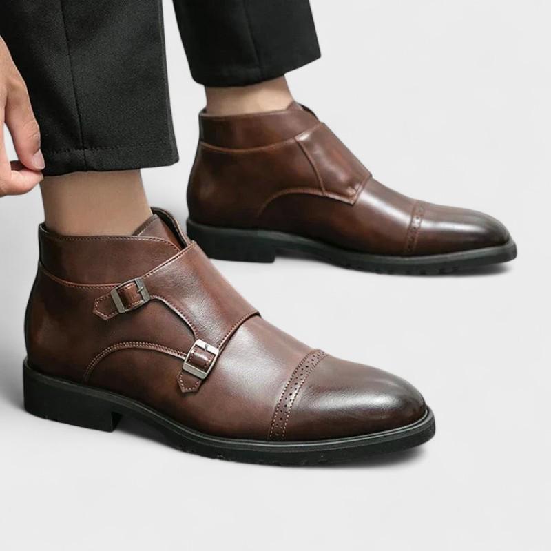 Botines doble monje de cuero sintético Parker™