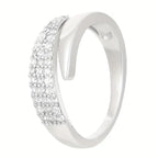 Cobre | Anillo elegante con piedras preciosas Claudia