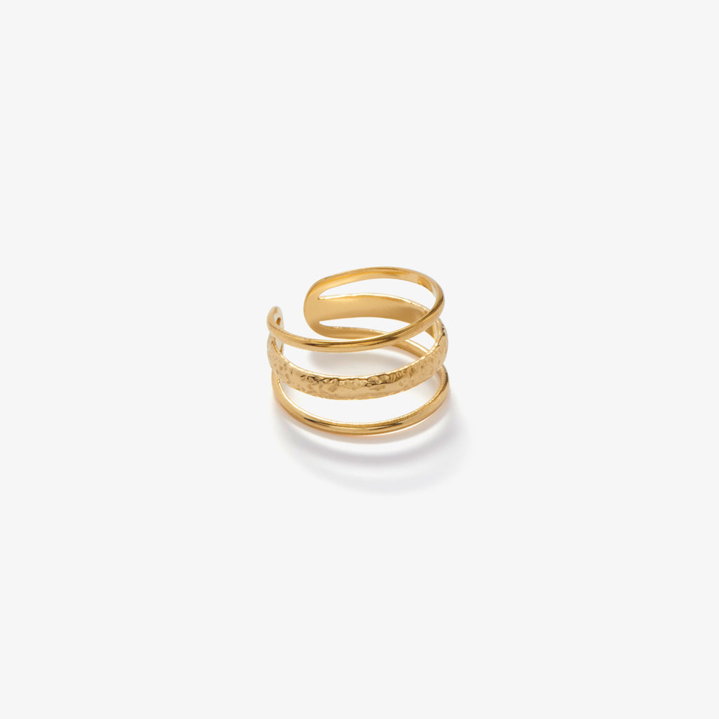 Olivo | Anillo de tres láminas