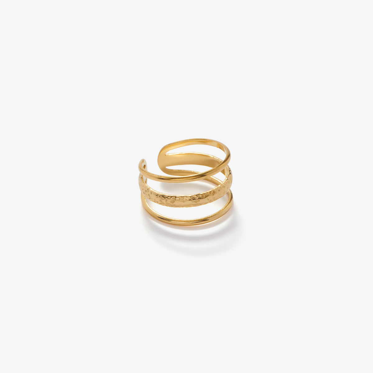 Olivo | Anillo de tres láminas