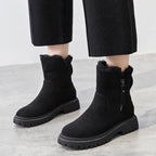 Botines con tacón ancho