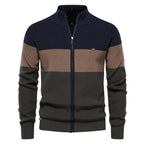 Chaqueta de punto de hombre con cremallera