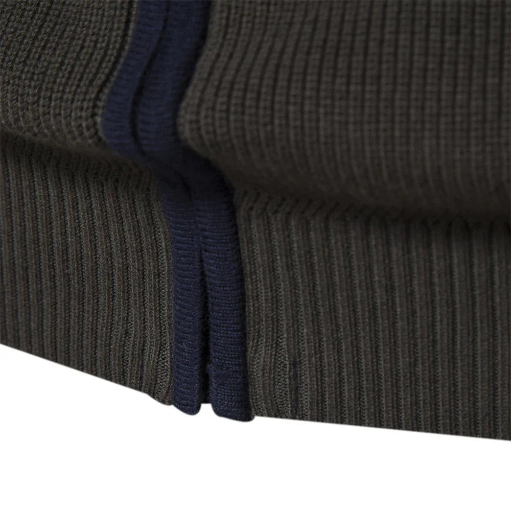 Chaqueta de punto de hombre con cremallera