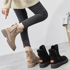 Botines con tacón ancho
