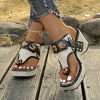 Evelina | Sandalias de plataforma con detalle de resina