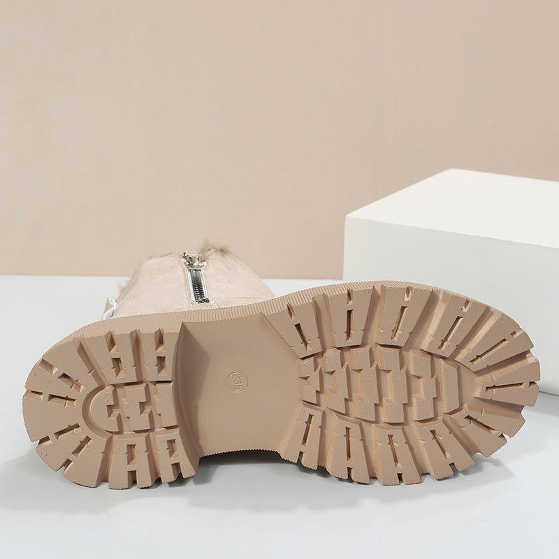 Botines con tacón ancho
