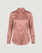 Adela | Blusa entallada de acabado satinado