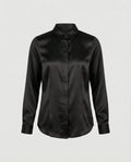 Adela | Blusa entallada de acabado satinado