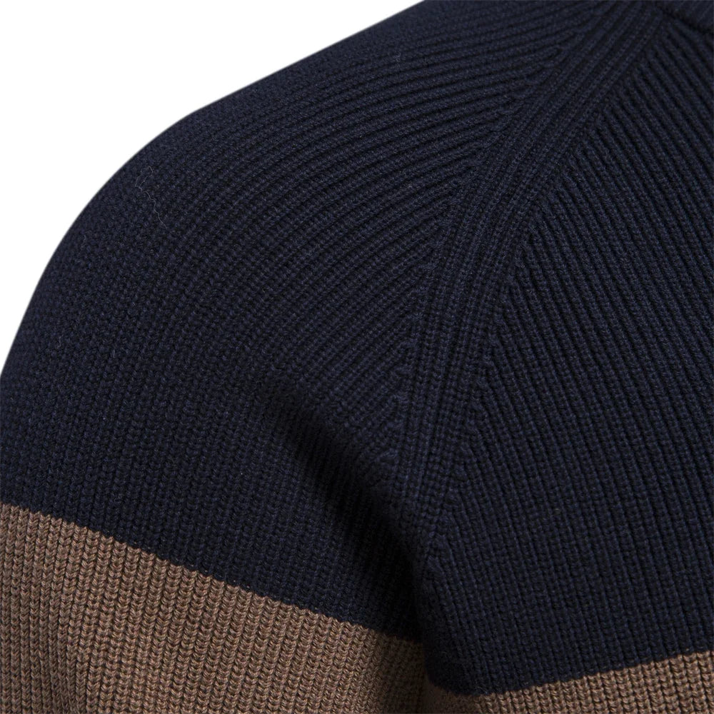 Chaqueta de punto de hombre con cremallera