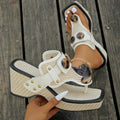 Evelina | Sandalias de plataforma con detalle de resina