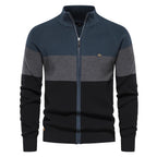 Chaqueta de punto de hombre con cremallera