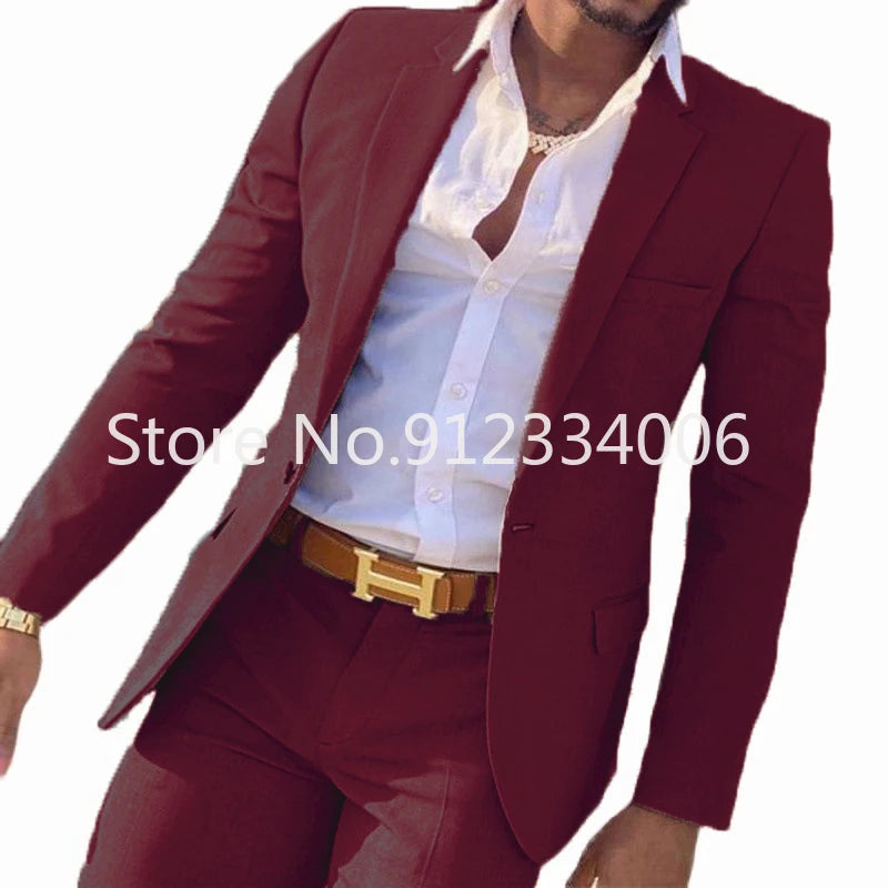 Amador | Traje entallado para hombre de 2 piezas