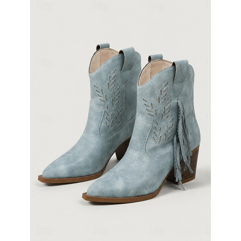 Corinne | Botines western con flecos