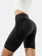 Leggings cortos con textura 3D