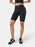 Leggings cortos con textura 3D