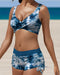Estampado azul/blanco