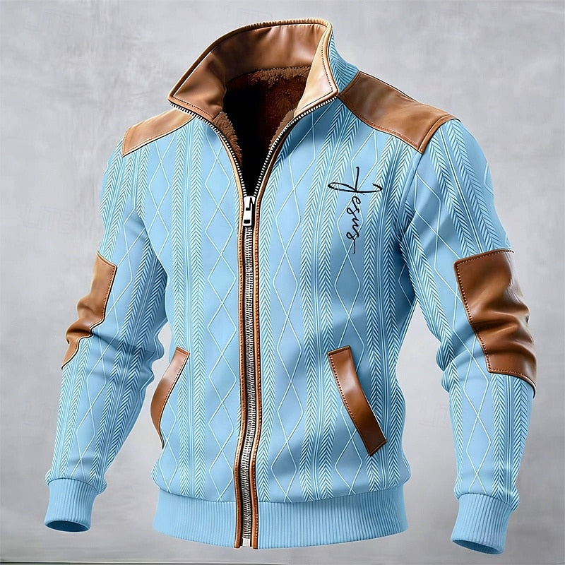 Hayes | Chaqueta con cuello alto y cremallera