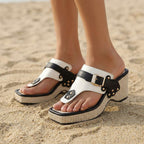 Soledad | Sandalias de plataforma con correa