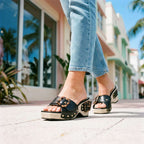 Esperanza | Sandalias de plataforma con hebilla