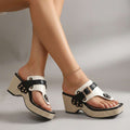 Soledad | Sandalias de plataforma con correa