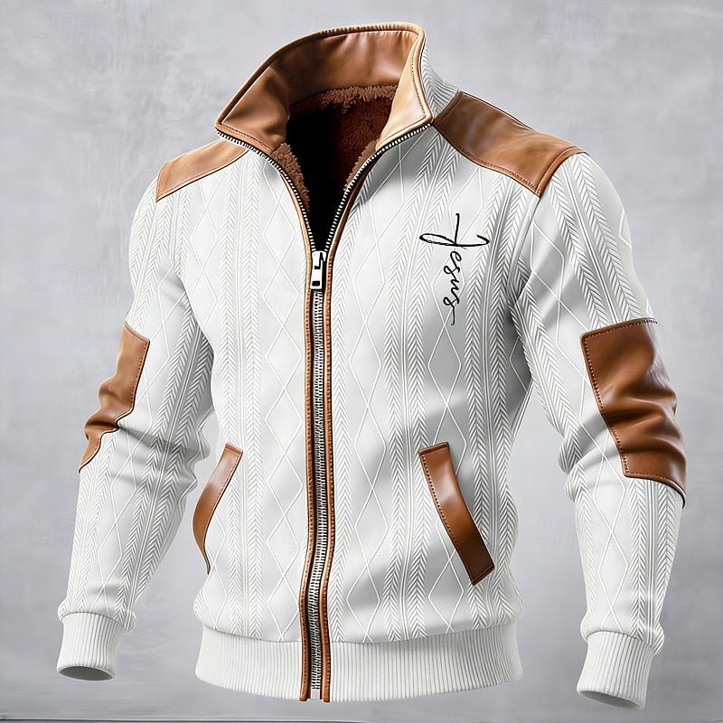 Hayes | Chaqueta con cuello alto y cremallera