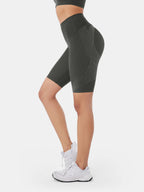 Leggings cortos con textura 3D