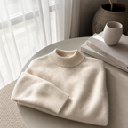 Jersey de mujer con cuello redondo