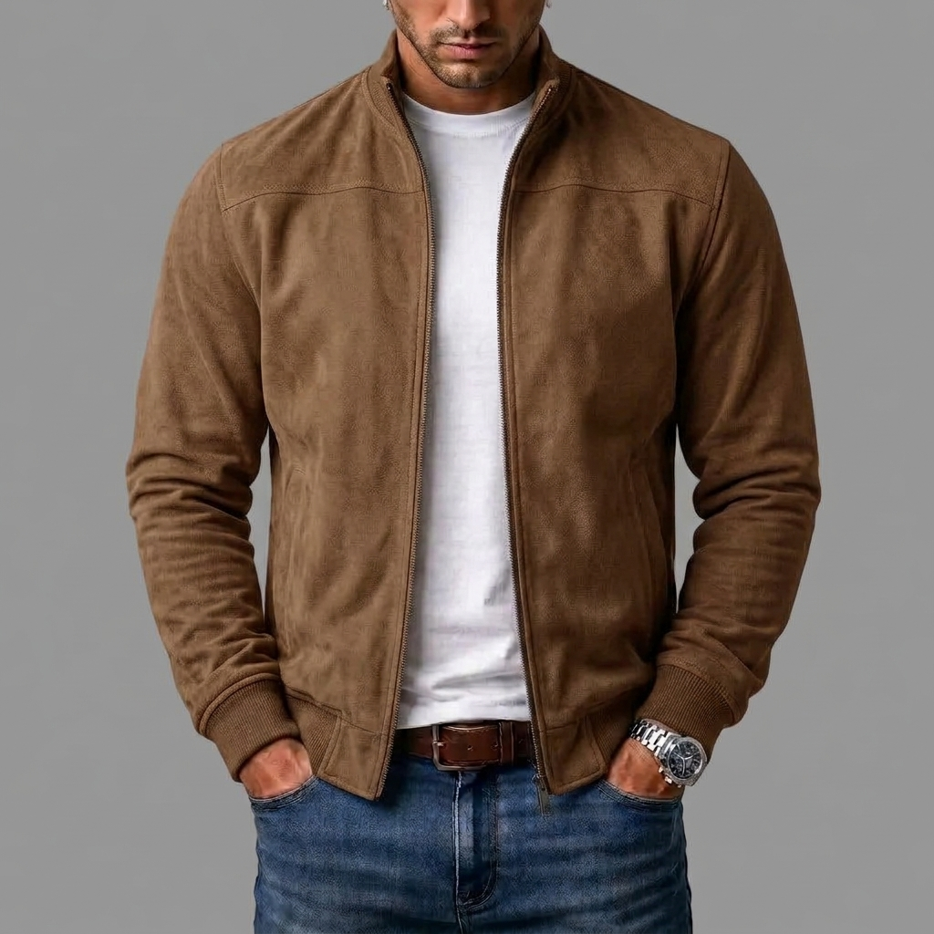 Varel | Chaqueta bomber efecto ante