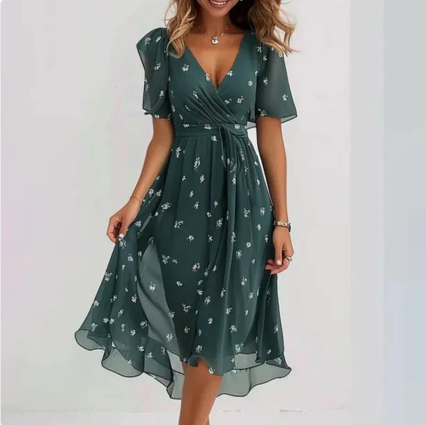 LUNETH FLUID V DRESS