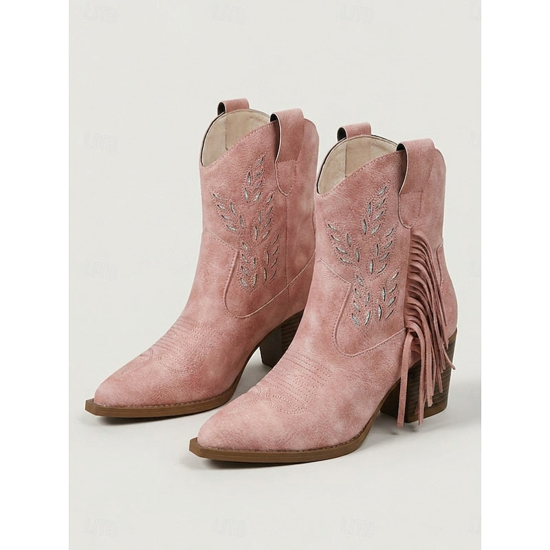 Corinne | Botines western con flecos
