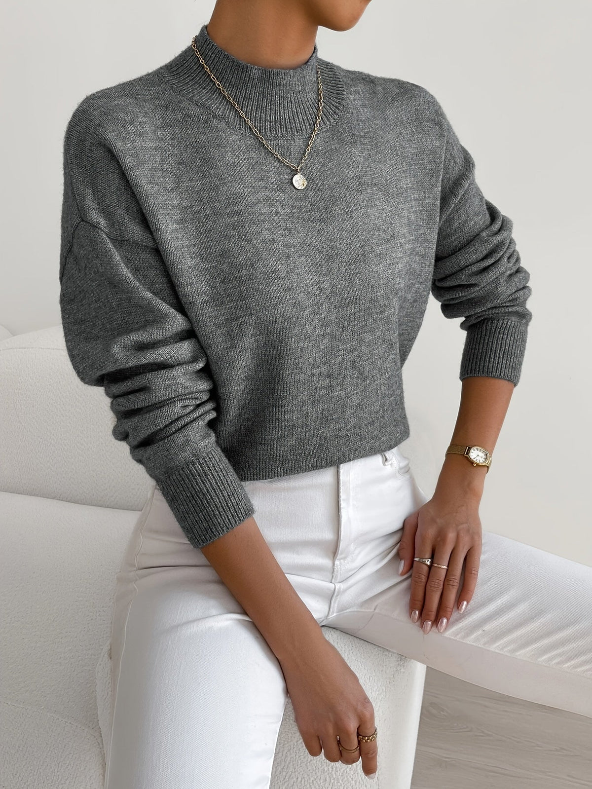 Christiane | Jersey de cuello alto