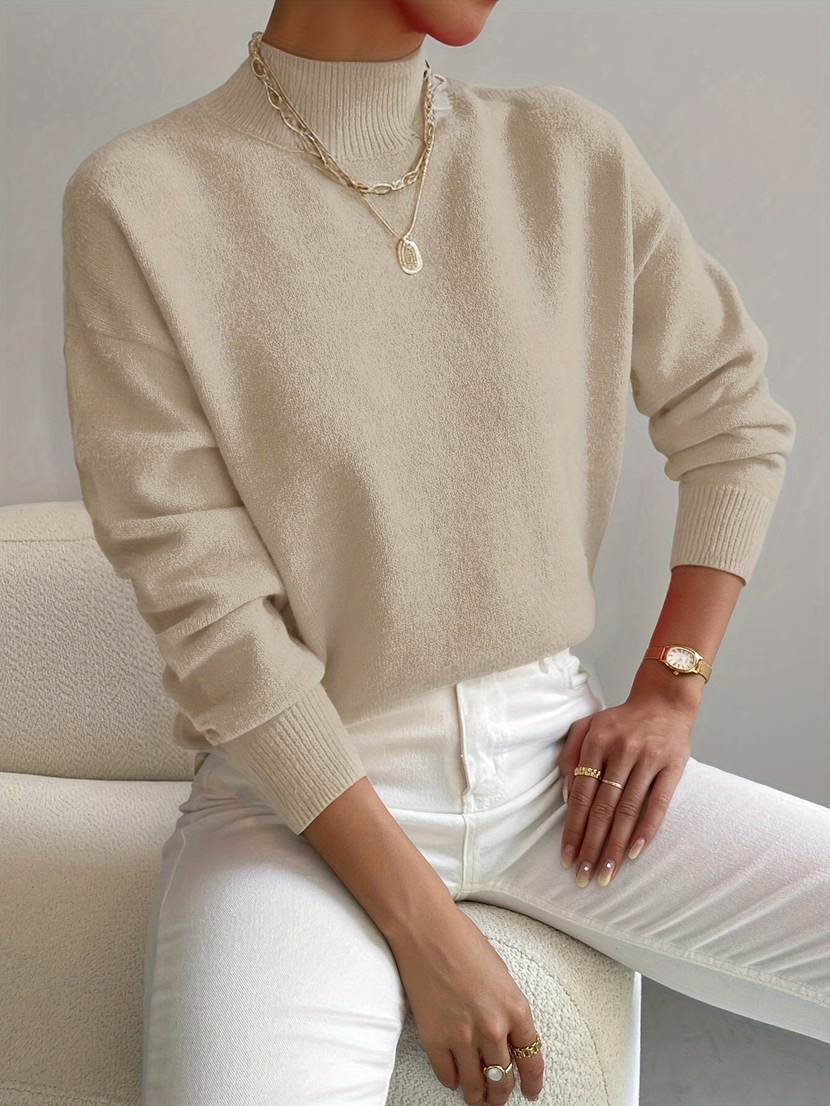 Christiane | Jersey de cuello alto