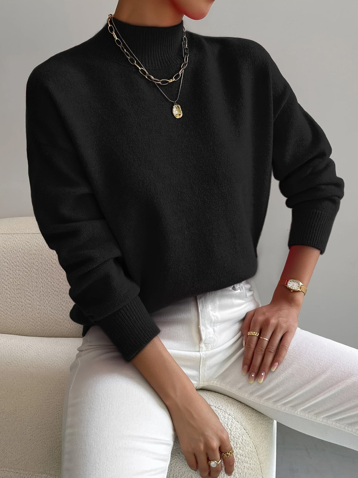 Christiane | Jersey de cuello alto