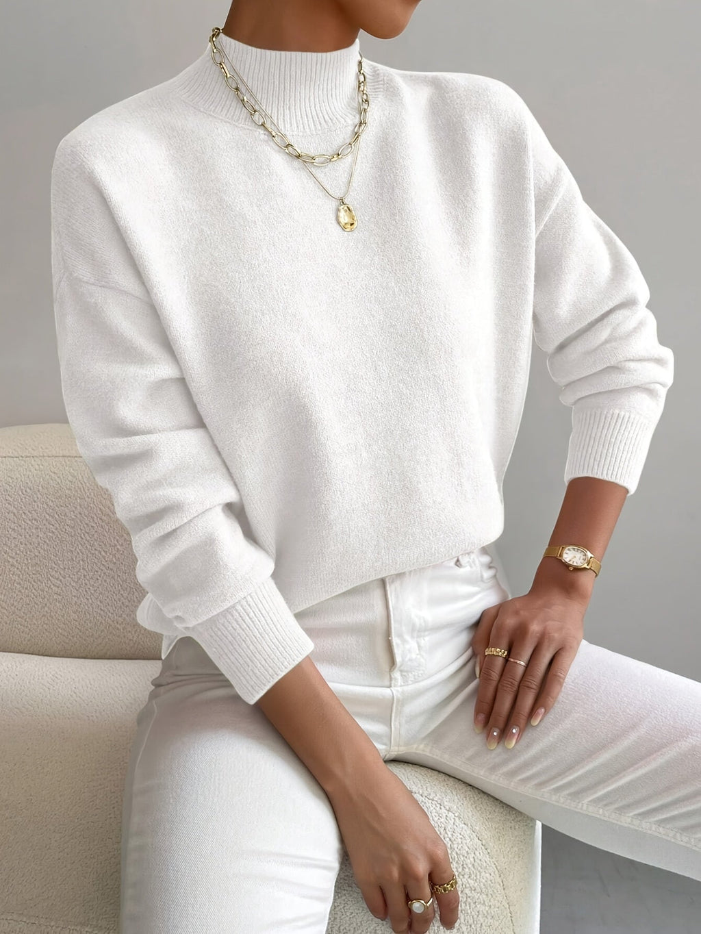 Christiane | Jersey de cuello alto