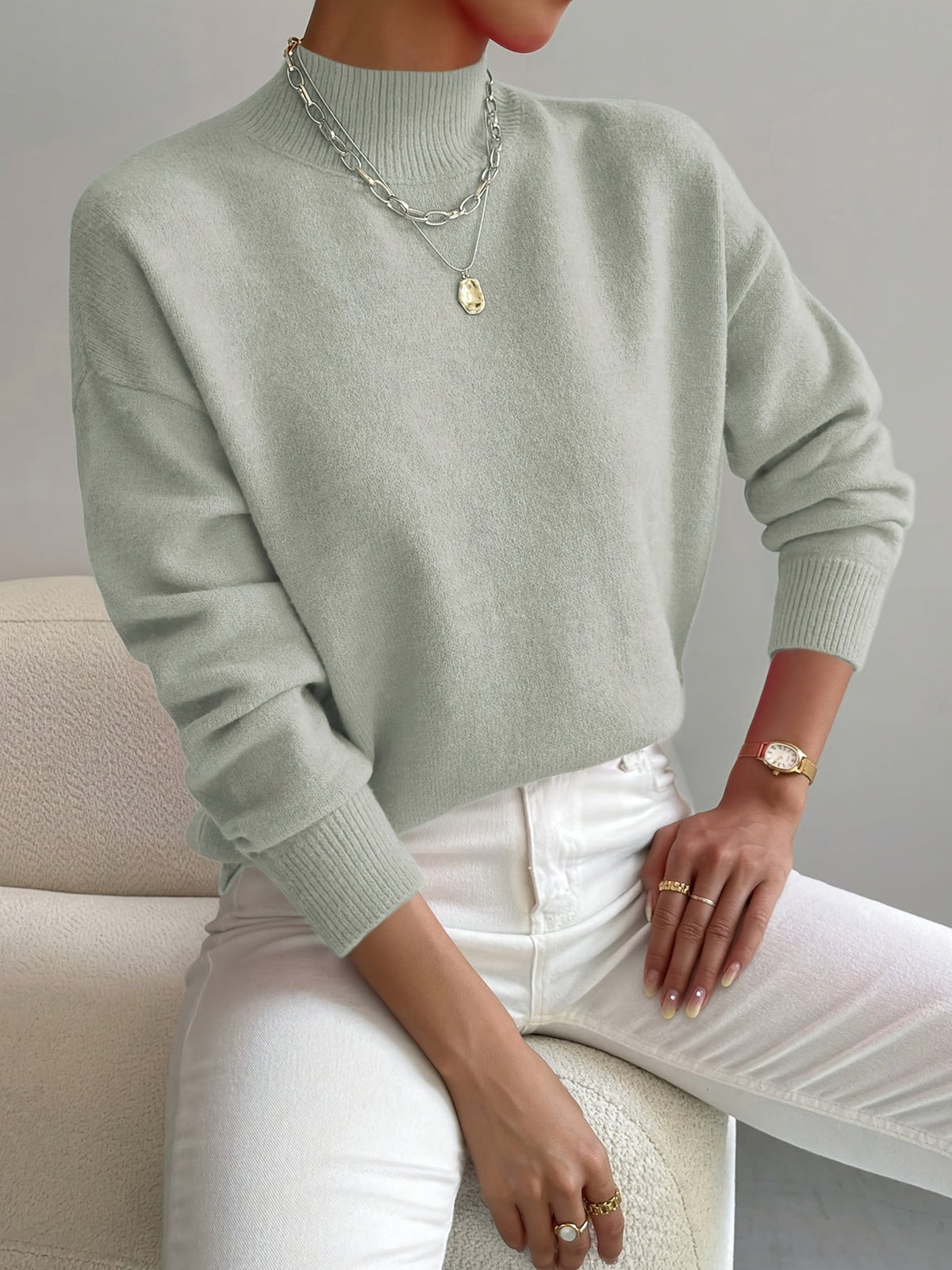 Christiane | Jersey de cuello alto