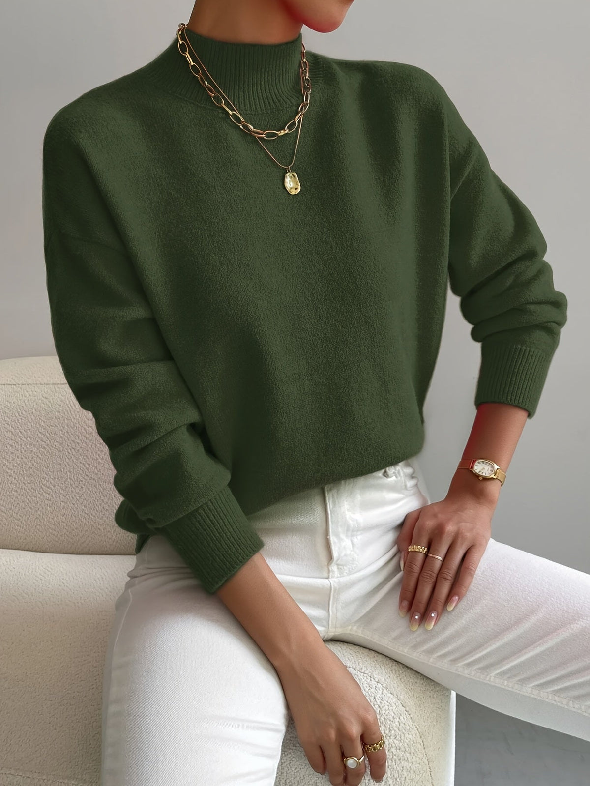 Christiane | Jersey de cuello alto