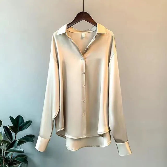 Camisa holgada de manga larga