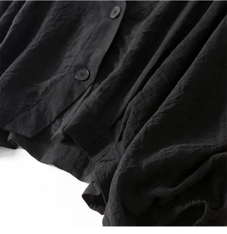 Blusa holgada con mangas murciélago