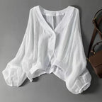 Blusa holgada con mangas murciélago